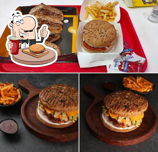 Order a burger at Brown Burger Co
