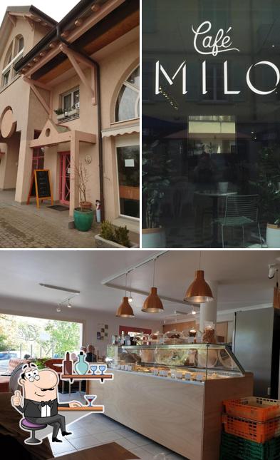 Gli interni di Café Milo