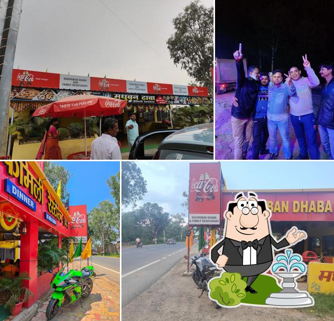 The exterior of Madhuban Dhaba And Restaurant