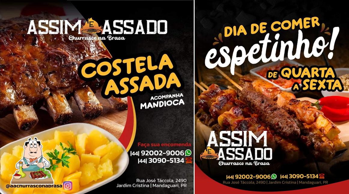 ASSIM E ASSADO CHURRASCO NA BRASA