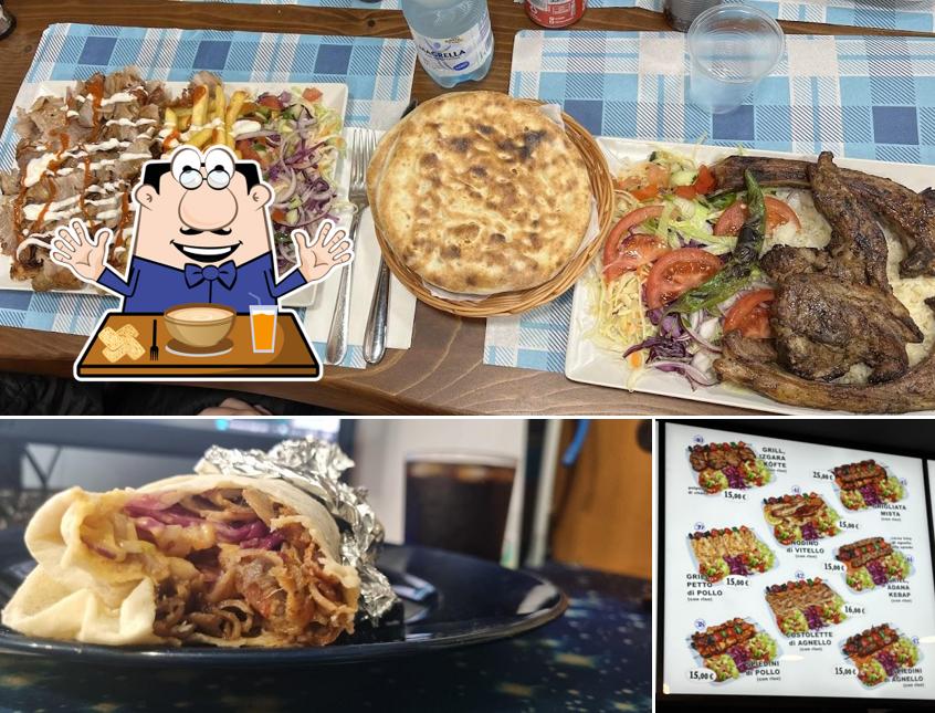 Panino con maiale stirato al Anatolia Kebap Pizza Grill