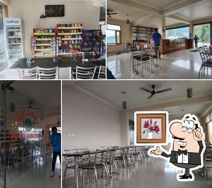 The interior of Food Junction Dhaba