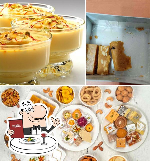Food at Kanti sweets