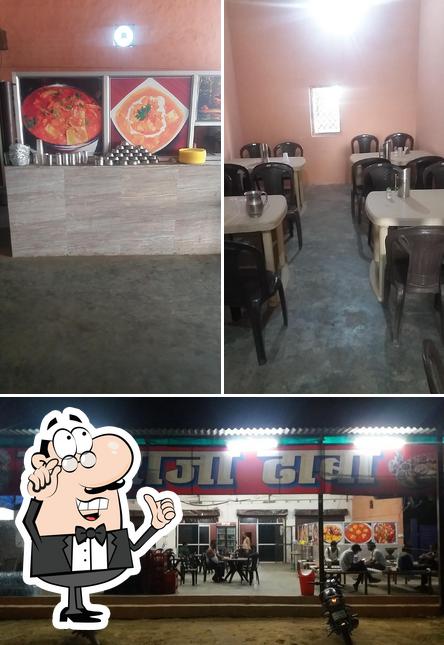 The interior of Maharaja Dhaba