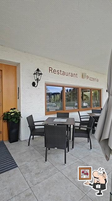 Gli interni di Restaurant Petermann Schenna alpin-mediterrane Küche