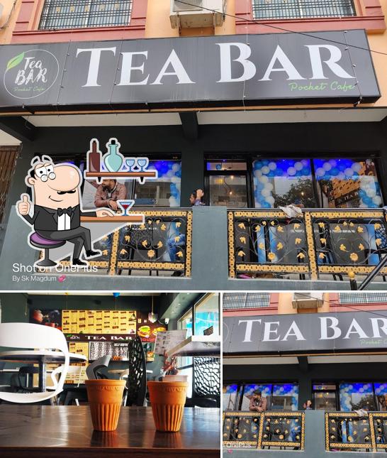 The interior of Tea Bar pocket cafe