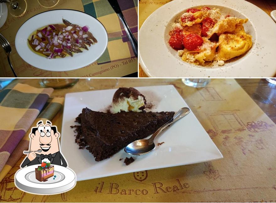 Torta al cioccolato al Trattoria Ristorante Il Barco Reale