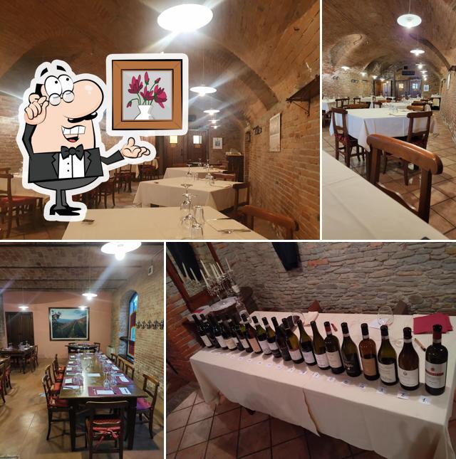 Gli interni di Cantina del Rondò