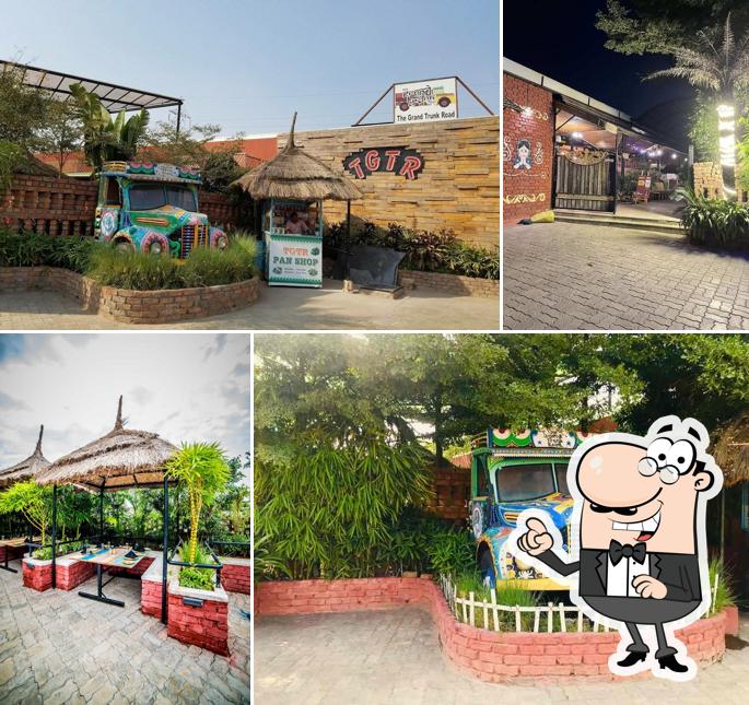 You can get some fresh air outside The Grand Trunk Road Restaurant