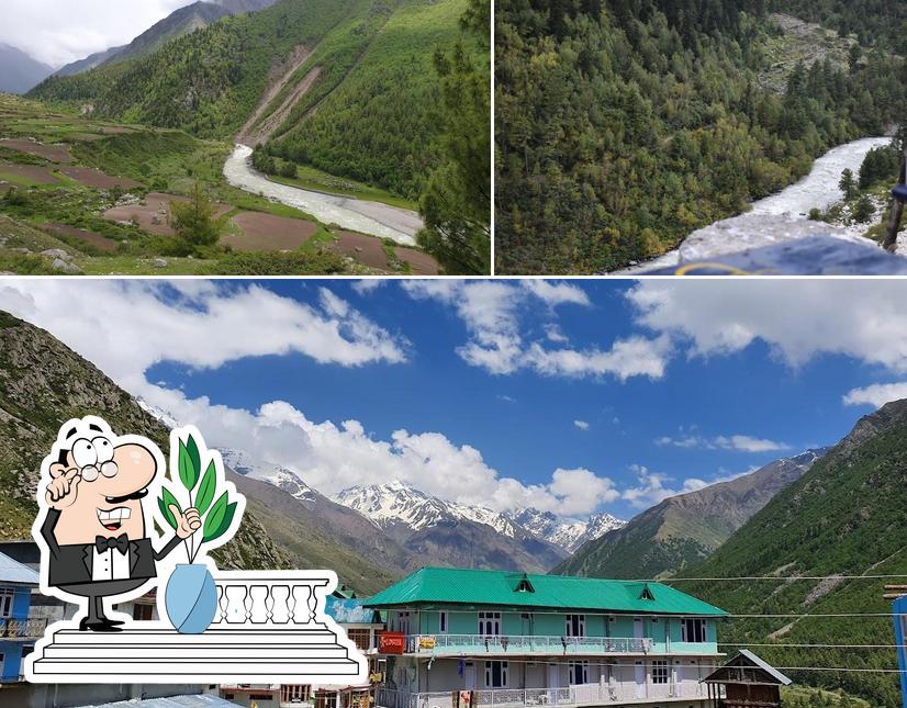Enjoy the view outside Hindustan Ka Aakhri Dhaba, Chhitkul