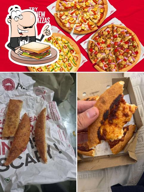 Grilled cheese sandwich at Pizza Hut