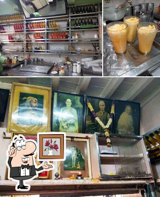 The restaurant's interior and beverage