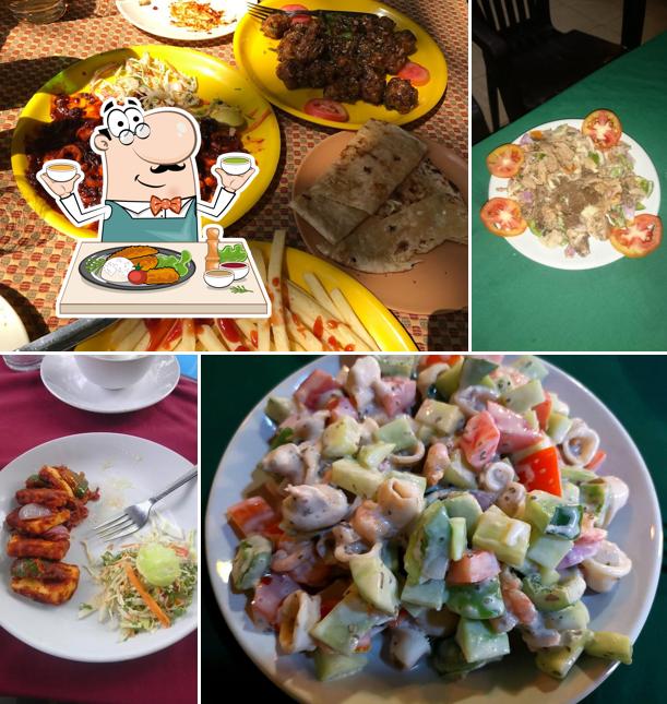 Food at Little Anthony's Restaurant