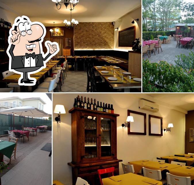 Gli interni di Bistrot83