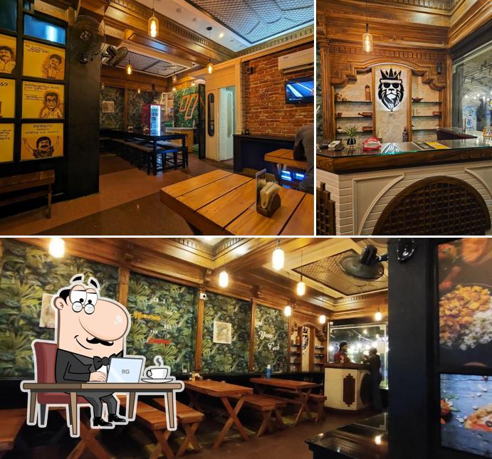 The interior of Booster Chaya KOZHENCHERRY