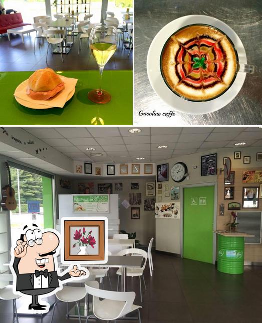 La foto della interni e cibo di Gasoline Caffe