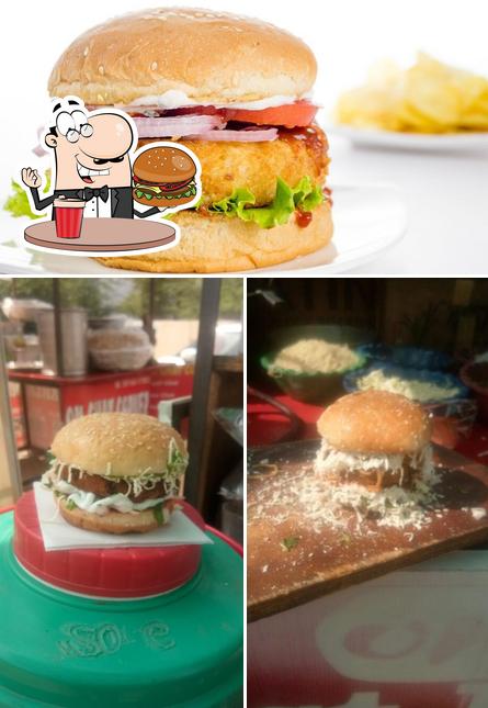 Get a burger at Om Food Bar