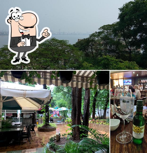 You can get some fresh air at the outside area of The Malabar Hill Club