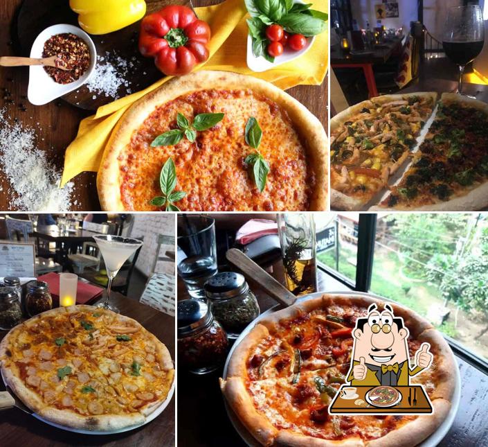 At Roadhouse Cafe, you can try pizza