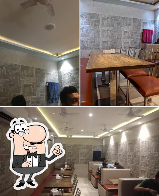 The interior of Sai Sagar Restaurant