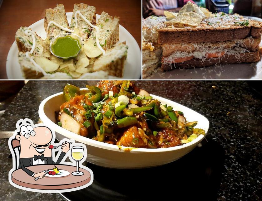 Food at Shambhu's Coffee Bar