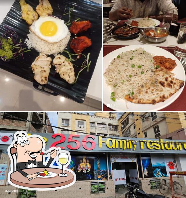 The restaurant's food and exterior