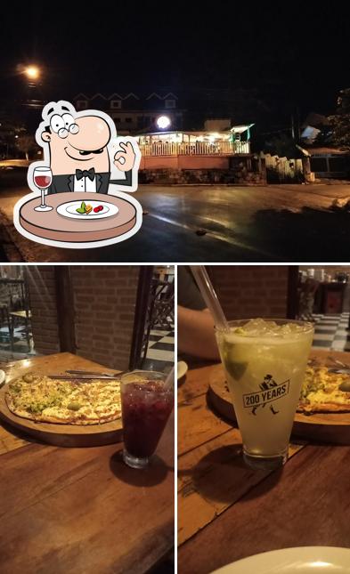 Esta é a foto ilustrando comida e balcão de bar a Piá Pizzaria e Hamburgueria