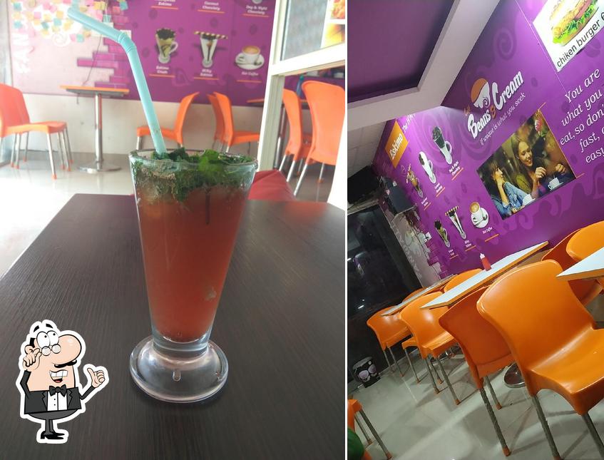 The interior of Beans and Cream