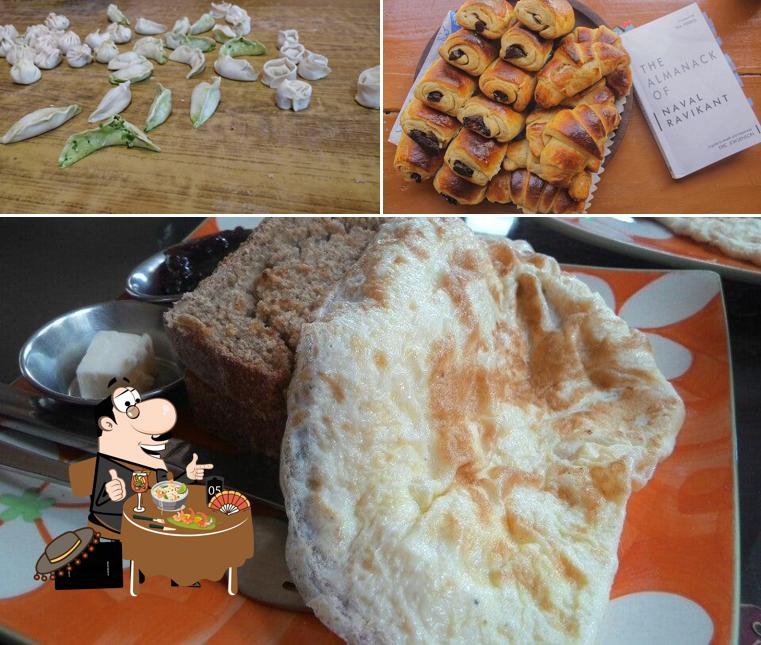 Food at Lhamo's Croissant