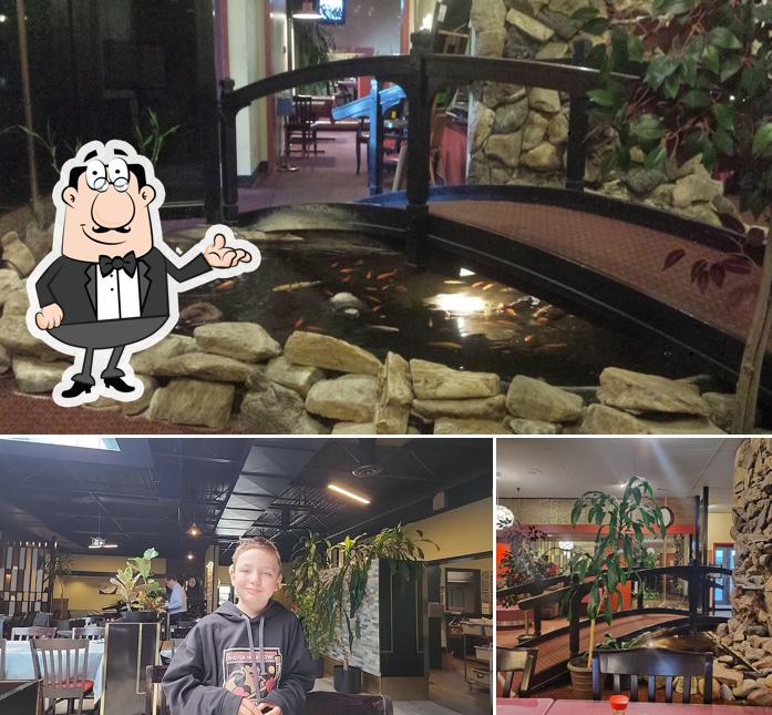 Installez-vous à l'une des tables de Golden Star Restaurant