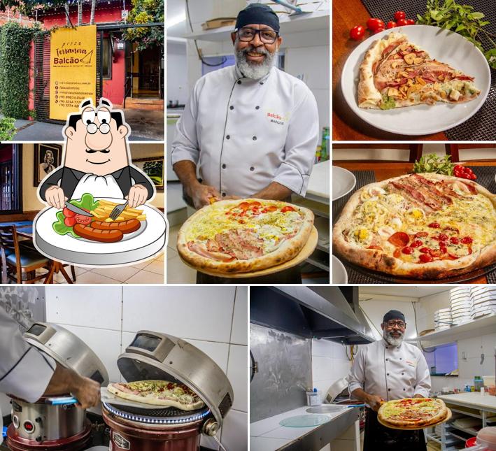 Comida em Pizza Balcão