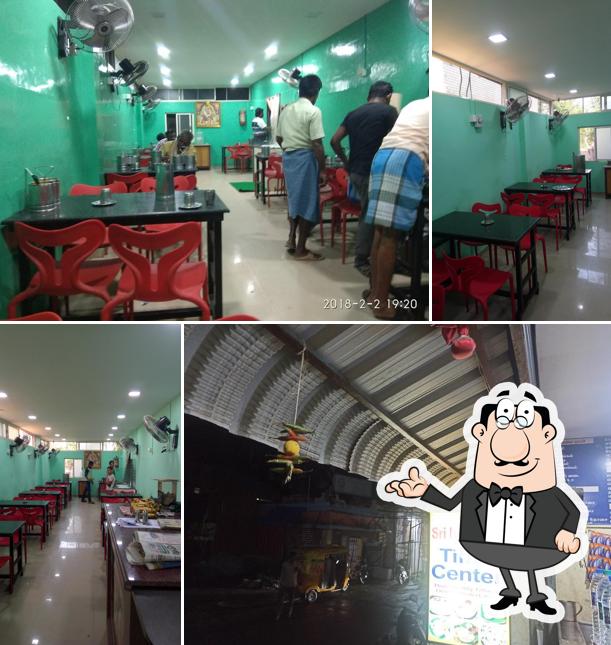 The interior of Iyyappan Tiffin Centre