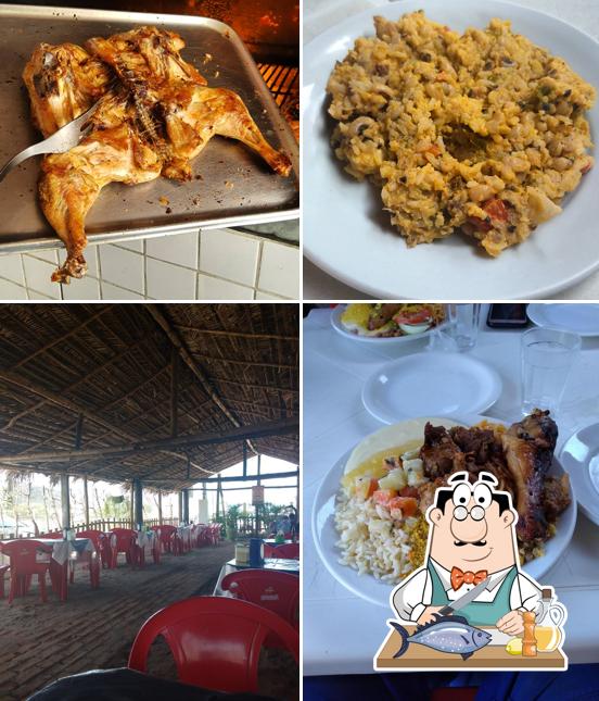 Salmão grelhado em Galeteria D'intermares