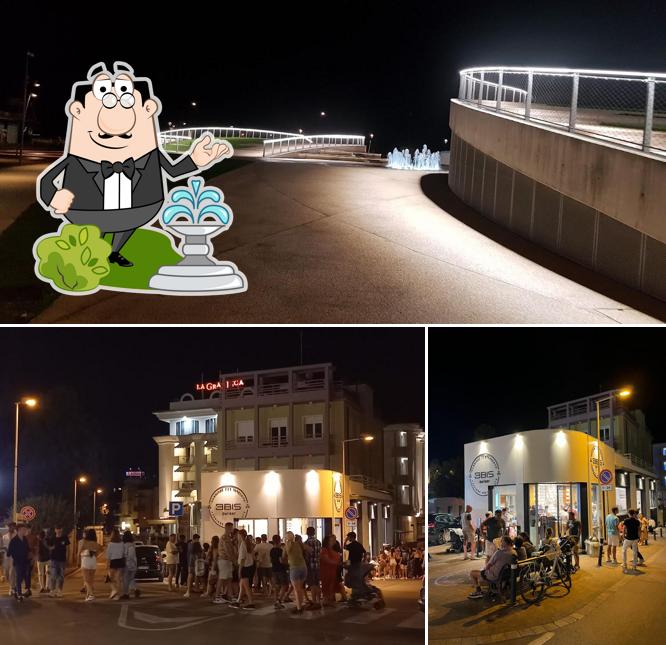 Gli esterni di Gelateria 3 Bis