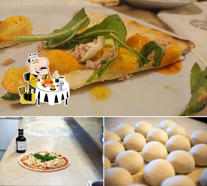 La cibo e alcol del ristorante