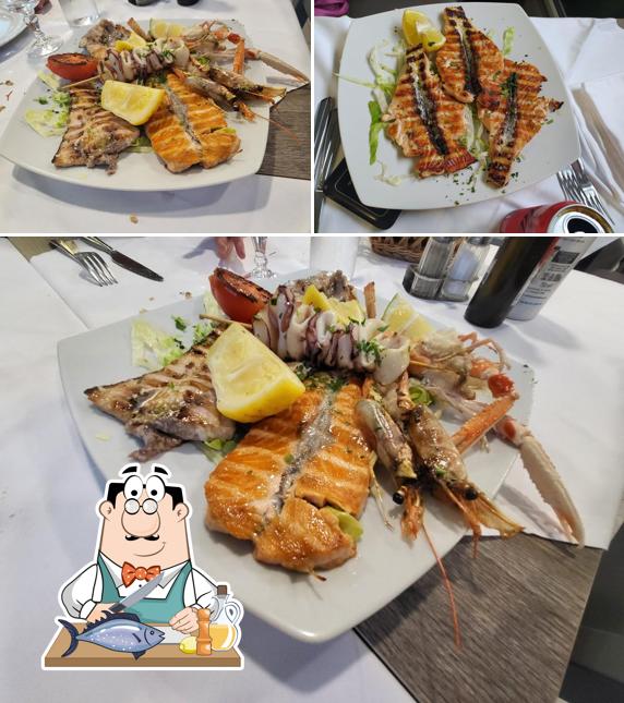 Salmone grigliato al Ristorante pizzeria casa della pizza 2