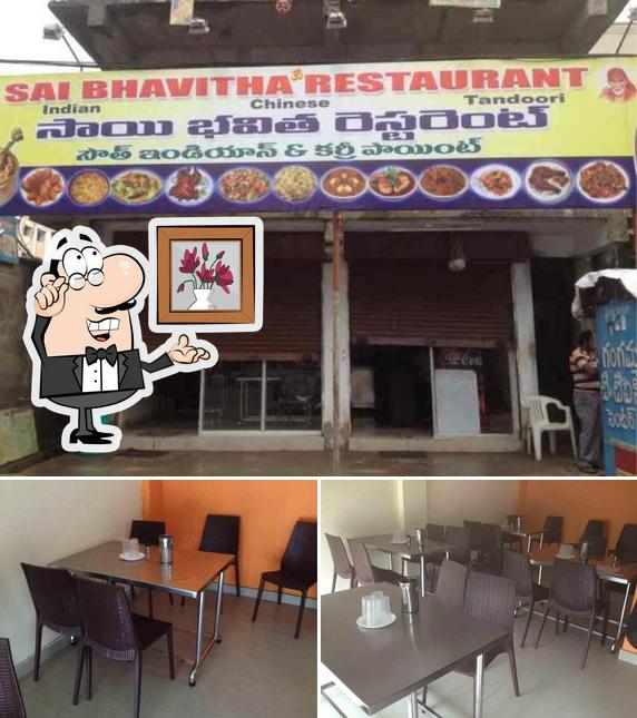 The restaurant's interior and exterior