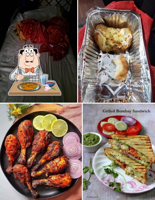 Chicken wings at Step Up Cafe & bollywood silk