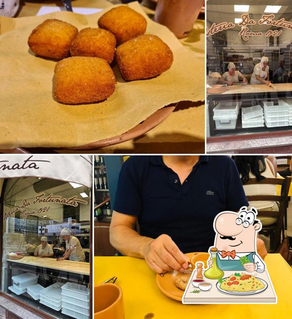 Platti al Osteria Da Fortunata - Milano