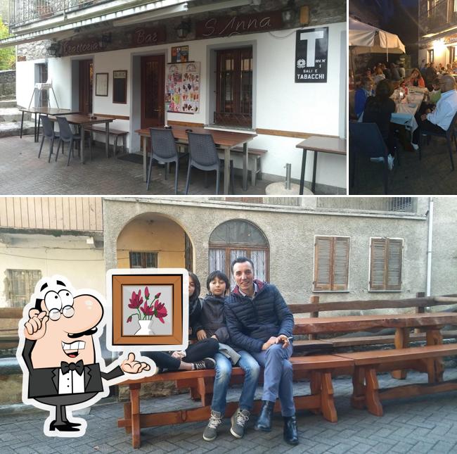 Gli interni di Bar Trattoria S.Anna