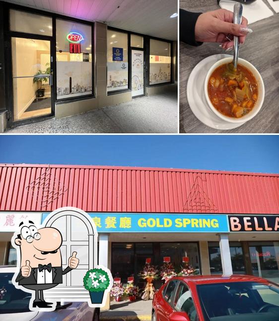 Parmi les diverses choses de la extérieur et la viande, une personne peut trouver sur Gold Spring Restaurant