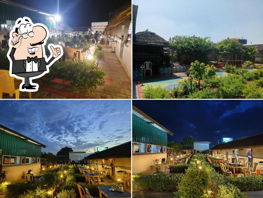 Take a seat at one of the tables at IYARKAI FAMILY RESTAURANT