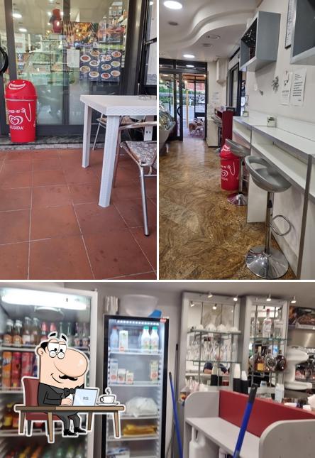 Gli interni di Bar Vinci