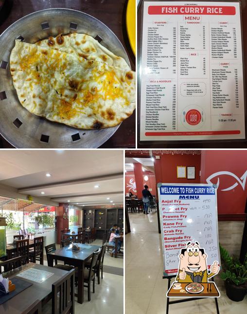 Order pizza at Fish Curry Rice kushalnagar