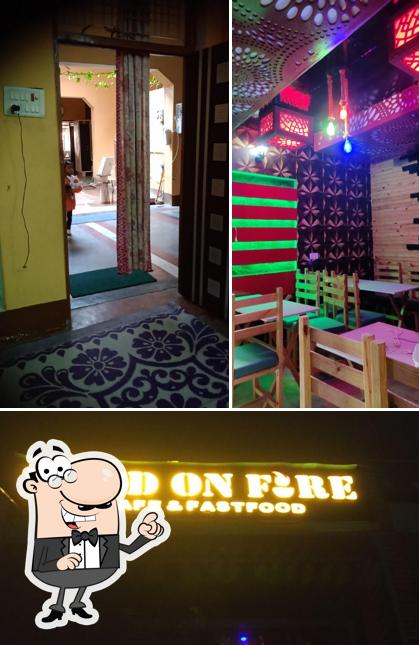 The interior of Food ON Fire
