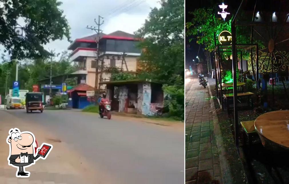 Check out how JC Shawarbica Areekode looks outside
