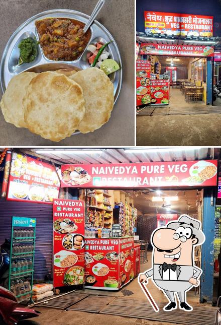 The image of Naviadh restaurant’s exterior and food