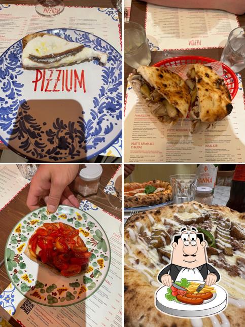 Cibo al Pizzium Roma - Via Alessandria