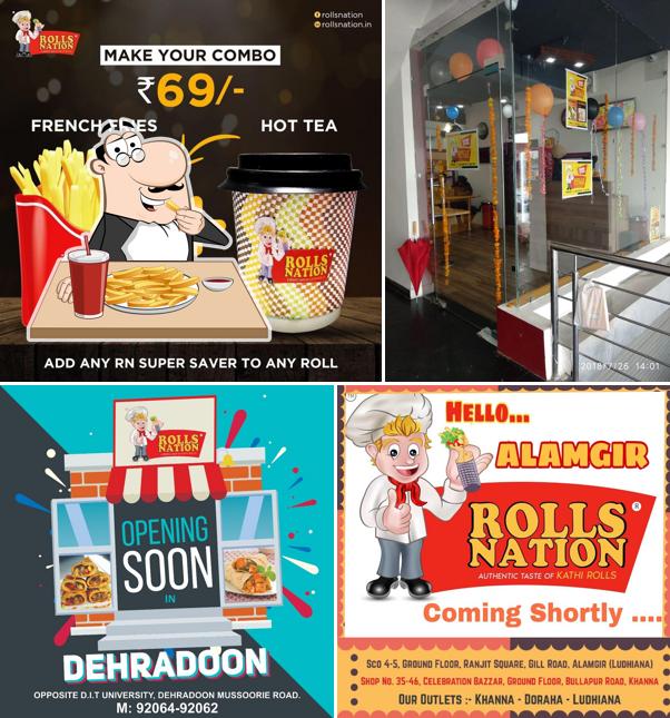 Order finger chips at Rolls Nation India