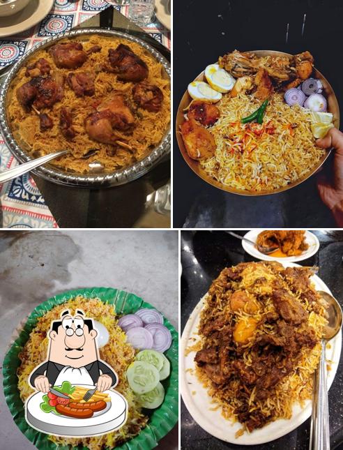 Food at Sri Narahari Hotel